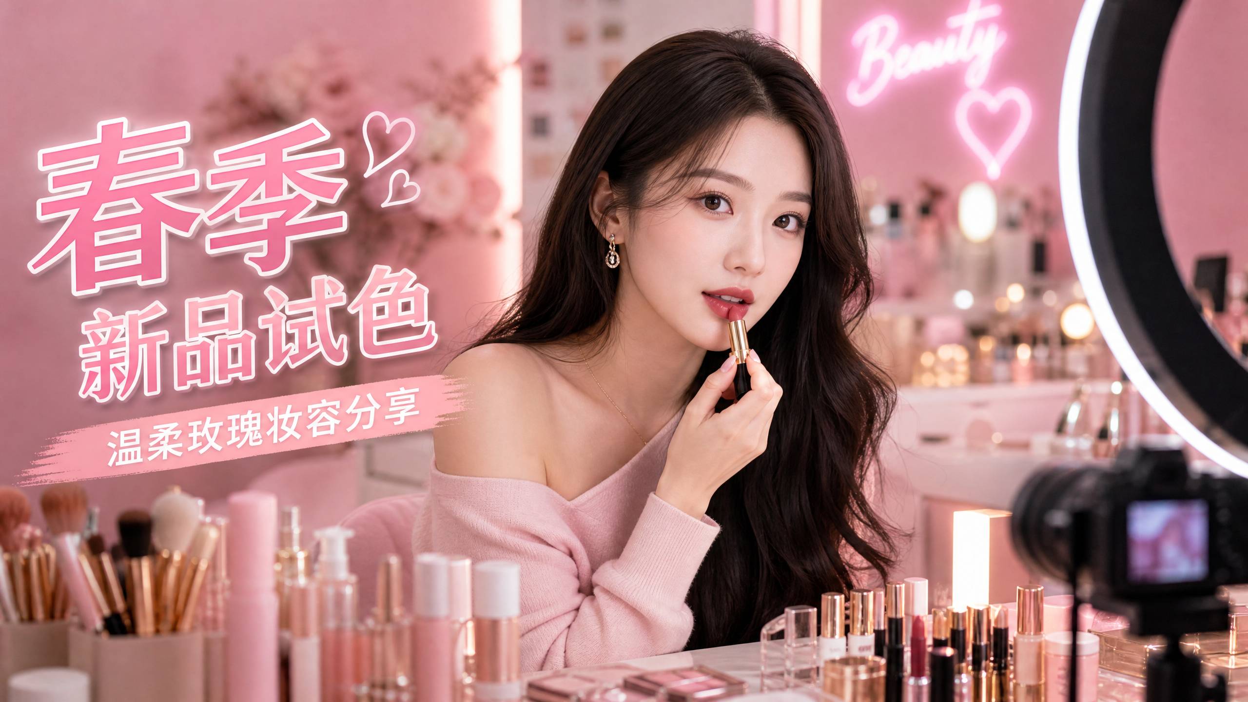 黄色仓库美妆视频教程